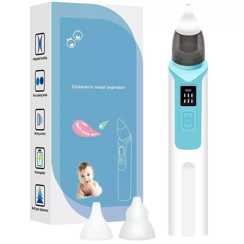 Aspiratore nasale per bambini detergente per naso elettrico cura del neonato aspiratore per ventosa attrezzatura per Sniffling aspiratore per naso igienico sicuro