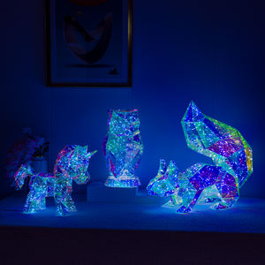 Gufo Led Lights Party Christmas Wedding Decoration Lamps Home Party Decor Favors regali set decorazioni per luci natalizie da donna - Product Image 5