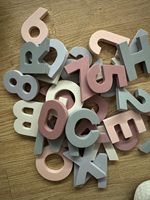 Jouets sensoriels en silicone en forme de lettres de l'alphabet pour tout-petits, ensemble de 26 lettres souples et moelleuses, jouets d'apprentissage de l'alphabet majuscule ABC