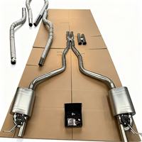 DZ Edelstahl-Heckabgasanlage für Mercedes-Benz CLS350 W218 (2014)-Spiegelpoliert 1,5mm Dick 3 Jahre Garantie