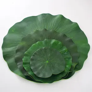 S-3517 Factory Direct Pond Lake Rockery Fountain Leaves Decoration Simulation Plastic Artificial Lotus Leaf