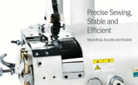 Machine à coudre industrielle FS801 pour chaussures, prix usine, garantie 1 an, boîte de vitesses, PLC, certifiée CE