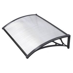 Auvent de porte avant moderne en polycarbonate, auvent de fenêtre, auvent de balcon avec protection UV, installation murale - Product Image 2