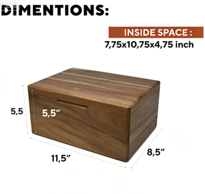 Custom Engraved Acacia Wood <strong>Box</strong> Decorative Storage Gift <strong>Box</strong> Personalized Name <strong>Memory</strong> <strong>Keepsake</strong> <strong>Box</strong> - Product Image 2