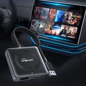 Arabalar için <span class=keywords><strong>Car</strong></span> TV Mate Pro HD-Ml Multimedya ve Kablosuz CarPlay Adaptörü, Medya Spotify YouTube Tak ve Çalıştır - Product Image 4
