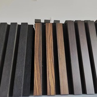 Panneau mural insonorisant FEYT, très vendu, pour décoration intérieure, panneau acoustique en bois à lattes pour la maison, le bureau, la salle de réunion