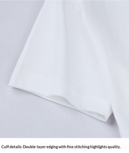 เสื้อยืดผ้าฝ้ายพิมพ์โลโก้ตามสั่ง สำหรับงานอีเว้นท์ โปรโมชั่น ชุดยูนิฟอร์มบริษัท ของแจกโฆษณา เสื้อผ้าลำลองแขนสั้นผ้าฝ้าย - Product Image 5