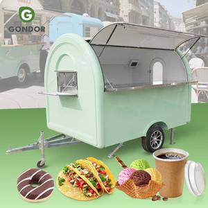 Remorque mobile de vente de bière pression, barbecue, street food, desserts, boissons et café, avec fenêtres de vente, modèle New York Horse Vend - Product Image 1