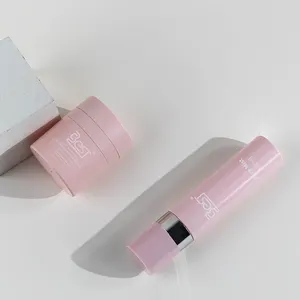 Conjunto de embalagens de cosméticos rosa frasco de creme adorável garrafa de spray de névoa de rosto feminino embalagem de luxo para impressão de tela de plástico