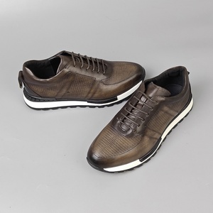 Mocasines de Cuero Genuino para Hombre, Diseño Elegante y Casual Británico, Ideales para Verano, Otoño e Invierno, Transpirables y Ligeros - Product Image 4