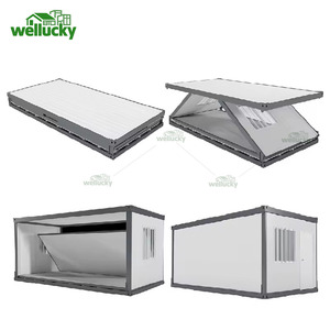 Maison en conteneur pliable et durable Maison mobile Unité préfabriquée résistante au vent et au feu pour le marché <span class=keywords><strong>africain</strong></span> et le logement des travailleurs - Product Image 4