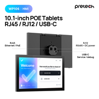 10.1 İnç Duvara Monte Edilebilir NFC'li HMI Tablet, RS485 PoE RJ12 RJ45 24/7 Çalışma, Kart Okuyucu, Ekran, OEM ODM özellikli Katılım Paneli