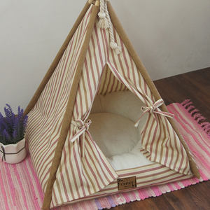 Großhandel Tragbares Haustier-Tipi Wasserdichtes Outdoor-Indoor-Camping Hunde- und Katzen-Strandzelt Waschbar Schlafzelt China Fabrik Lieferungen - Product Image 1