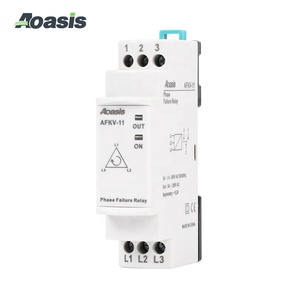 Реле защиты от обрыва фазы FKV-11, <span class=keywords><strong>3</strong></span> фазы, 380В переменного тока, перепад напряжения 30% - Product Image 1