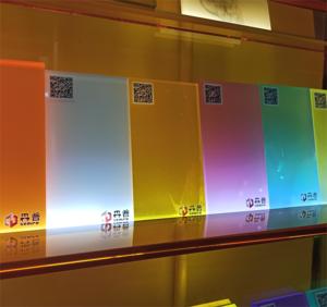 Contador de pantalla de luz LED transparente con patrón de agua ondulado Senpu - Product Image 6