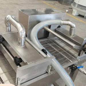 Freidora de patatas fritas de gran capacidad, máquina automática de rebozado y empanado de pollo frito de calidad superior - Product Image 2