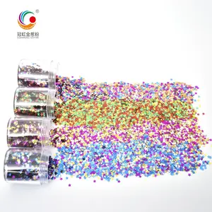 GX103 Finest Glitter Powder Crafts Cosmetic Nail Art Glitter Gretel Leather Paint Colour Chart Printing Material Flash Pigment