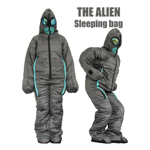 Alien Walking Waterproof Sleeping <strong>Bag</strong> Humanoid Human Sleeping <strong>Bag</strong> Winter Warm Camping Sleeping <strong>Bag</strong> - Product Image 1