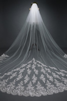 Voile de mariée en dentelle blanche de 3 mètres, nouvelle arrivée 2022, accessoires de mariage