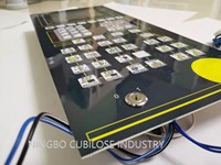 Controlador de Techmation A62 para máquina de inyección de plástico, panel con LCD a color de 5,7 pulgadas, con panel M5 PLC