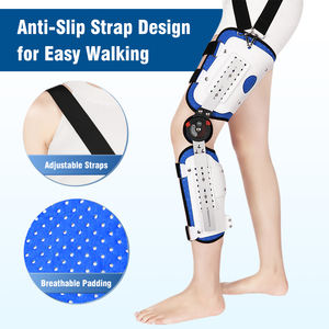 Penstabil Sendi tetap tahan lama, penyangga kaki lutut paha dengan Orthosis pergelangan kaki untuk kenyamanan dan stabilitas - Product Image 4