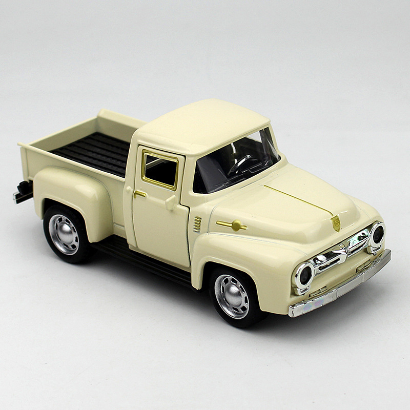 Pickup retrò blu neve beige