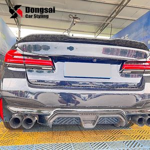 Aileron de spoiler en carbone de style CS, séparateur d'aile, lèvre arrière, diffuseur de pare-chocs pour <span class=keywords><strong>BMW</strong></span> <span class=keywords><strong>M5</strong></span> <span class=keywords><strong>F90</strong></span> CS <span class=keywords><strong>Competition</strong></span> 2021+ - Product Image 3