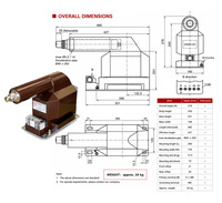 Transformateur monophasé Daulma Power Distribution 10 kV JDZX15-3/6/10R avec fusible, bobinage en cuivre, appareillage intérieur pour projet industriel