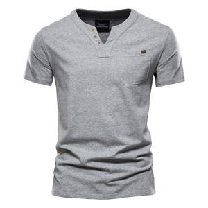 T-Shirt décontracté pour <span class=keywords><strong>homme</strong></span>, haut de sport, Slim, <span class=keywords><strong>tendance</strong></span>, à col rond, <span class=keywords><strong>2022</strong></span> coton, grande taille, vente en gros, été, 95% - Product Image 1