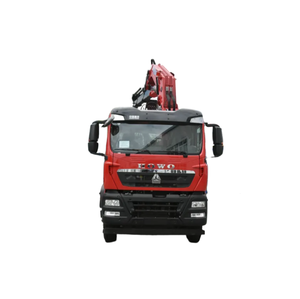 Grue hydraulique montée sur <span class=keywords><strong>camion</strong></span>, avant 4, arrière 8, véhicule à flèche articulée de 30 tonnes, <span class=keywords><strong>camion</strong></span> à benne basculante <span class=keywords><strong>avec</strong></span> grue intégrée - Product Image 2