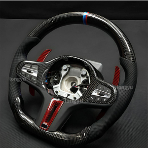 Volant en fibre de carbone sèche pour <span class=keywords><strong>BMW</strong></span> E38 F01 F02 F03 725i 728i 730i 740i 750i 760i 725 728 730 - Product Image 2