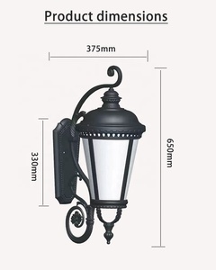 Large European Classic Outdoor <b>LED</b> Wall Lamp Ip65 Waterproof Outdoor Home Garden Hotel Corridor Wall Lamp - Product Image 3
