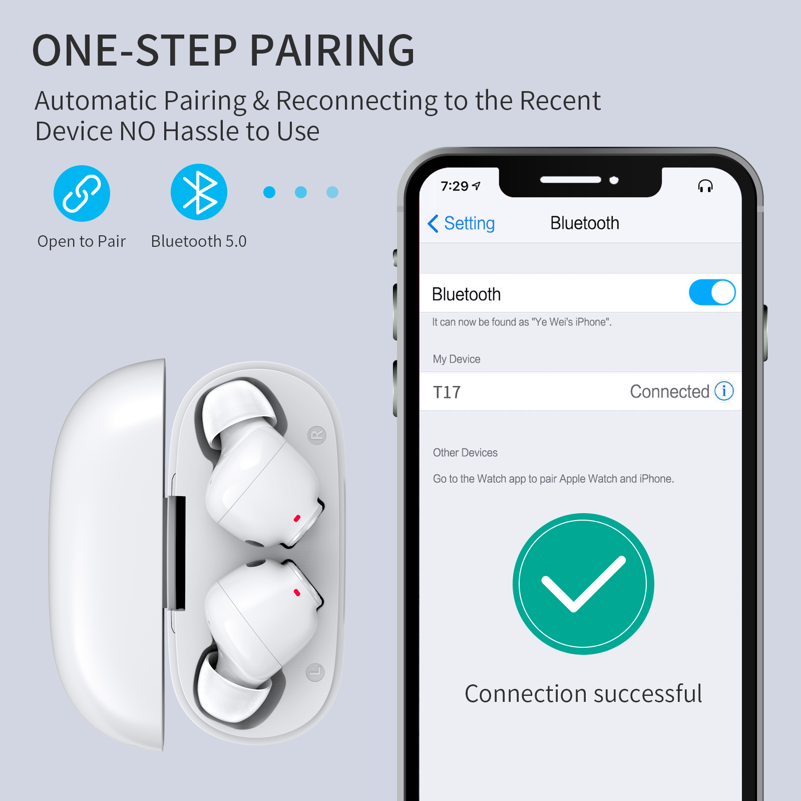 Беспроводные наушники ONIKUMA Sports 5,0 USB Type-C, игровые TWS наушники, стереонаушники, наушники и аксессуары