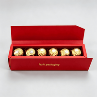Boîte d'emballage de luxe personnalisée de haute qualité pour mini-bonbons, chocolats et truffes, idéale pour les mariages et les célébrations