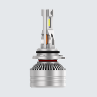 Ampoules de phares de voiture LED Super Brightness X18S 9006 HB4 60W avec ventilateur de refroidissement haute performance 12000LM 12V