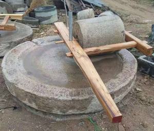 <span class=keywords><strong>Jardin</strong></span> récupéré vieux gros granit meulage meule - Product Image 1