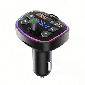 Wholesale Price Car Charger MP3 Type <b>C</b> Dual <b>USB</b> Car FM Transmitter <b>USB</b>-<b>C</b> Charger Car Charger for All Phones - Product Image 2