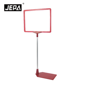 Staande reclamehouder met kunststof voet voor retailpromoties, evenementenborden en reclame in de winkel - Product Image 5