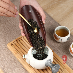 Solid Wood Tea Scale Mini Electronic Gram Scale For Pu Erh Tea Weighing Device Chinese Style - Product Image 2