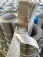 Revêtement de conduit ignifuge pour CVC, tissu en fibre de verre de haute qualité, ruban adhésif en aluminium