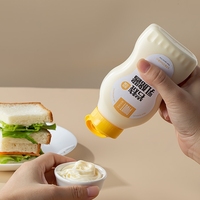 Fabricant de vinaigrette en plastique de qualité alimentaire 230ML FDA Ketchup au chili Bbq chaud Condiment Squeeze Sauce Mayonnaise Bouteille