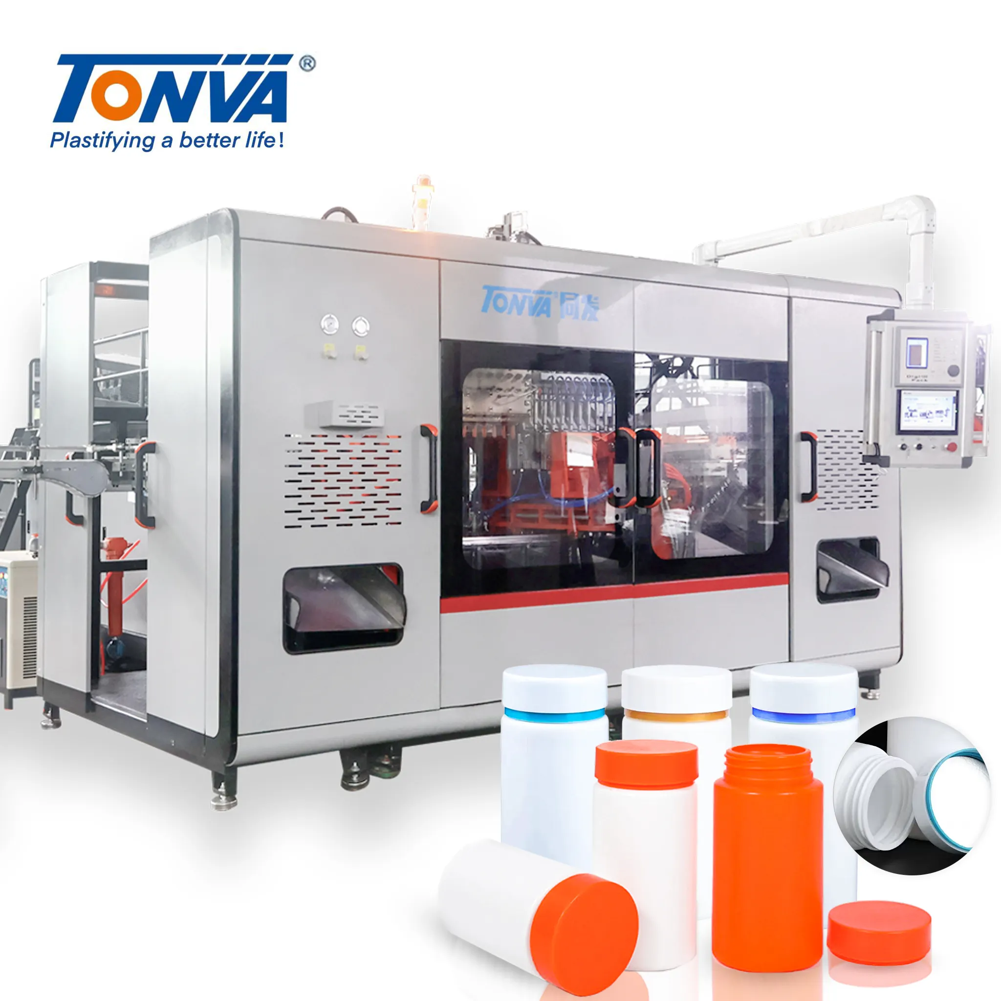 Plastic 10 Cavity High Speed Small Bottle Capsule Bottle Making Machine Blow Molding Machine