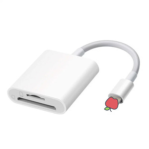 Lettore di Schede SD TF con Cavo Adattatore OTG per iPhone e <span class=keywords><strong>iPad</strong></span> per Leggere Schede di Memoria della Fotocamera - Product Image 5