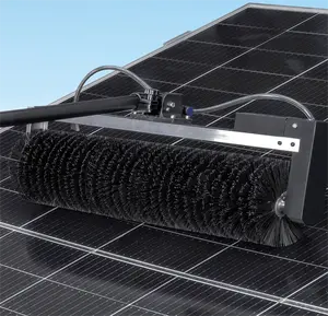 Zhenda Solar Panel Cleaner With Rechargeable Battery And Portable Roller Brush For Remote And Hard-to-Reach Areas