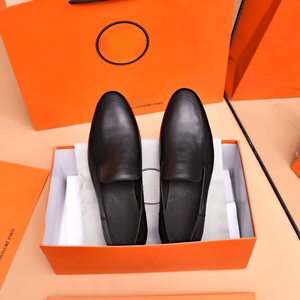 Zapatos Oxford de Cuero Vacuno Espumado de Grano Completo, Entresuela de Goma/Látex, Suela de Goma y Forro de Tela, para Todas las Estaciones - Product Image 1