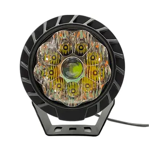 TEEHON pabrik lain lampu mobil aksesoris disesuaikan led mengemudi laser spot lampu kabut lampu sorot bulat 5 "7 inci combo beam led