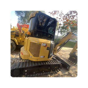 Mini-excavatrice d'occasion de 3 tonnes, modèle 303CR 2023, avec lame frontale et attache rapide, pour espaces confinés, moteur d'origine japonaise, en vente - Product Image 1