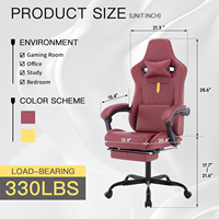 Confortable nouveau Style Pu chaise de jeu ergonomique inclinable expérience réglable 180 degrés bureau pivotant chaise de bureau