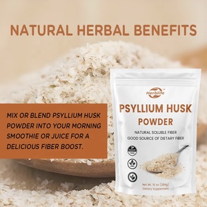 Özel etiket OEM organik psyorganic kabuğu tozu günlük çözünür Fiber takviyesi tozu doğal prebiyotikler ve probiyotikler - Product Image 3