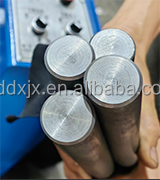 Machine à chanfreiner automatique à double tête à alimentation continue pour le nettoyage des tuyaux en fer, en cuivre et en alliage, 380V